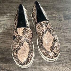 Stella McCartney slip on platform shoes snake print size 37 women